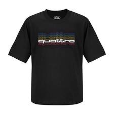 Original Audi quattro pulse T-Shirt, Herren, schwarz