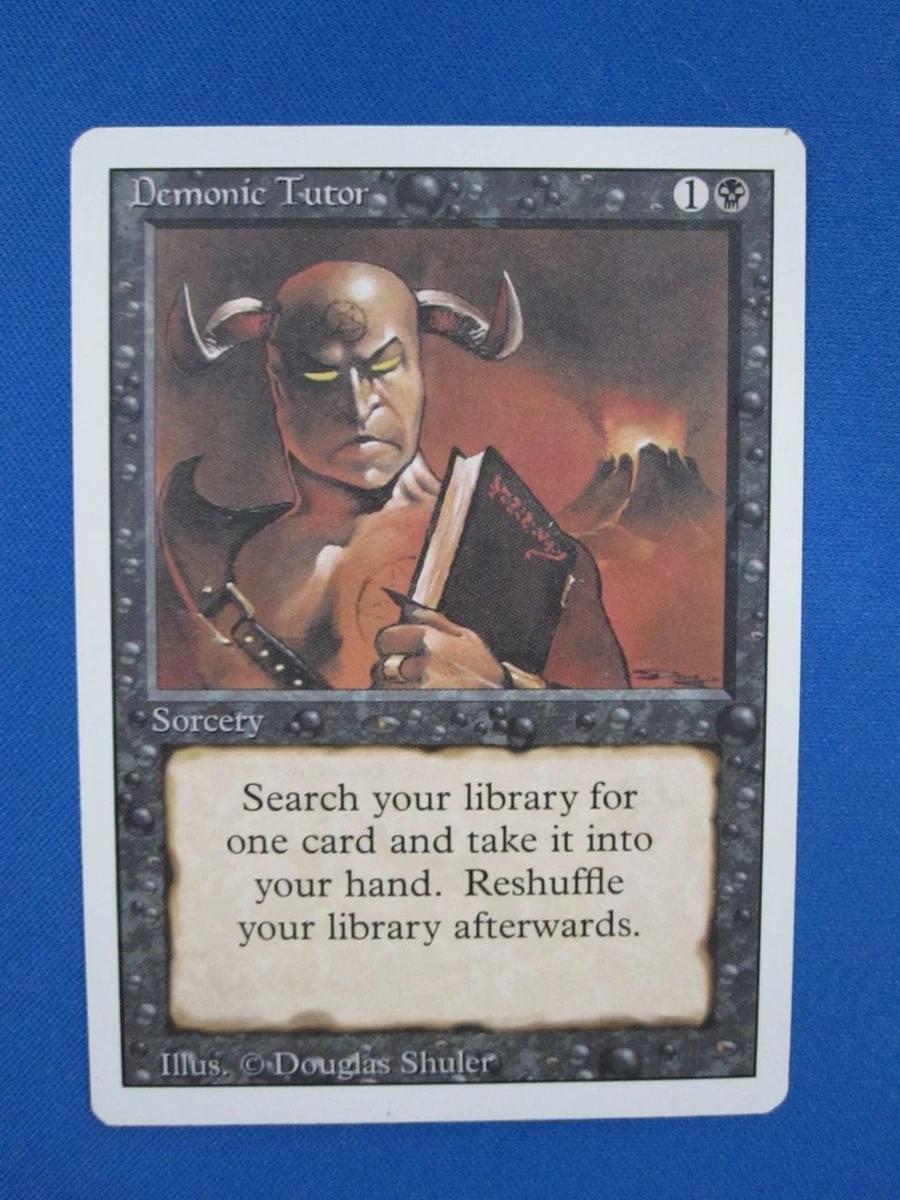 25+ Demonic Tutor Magic: The Gathering Individual Trading Card