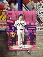2025 Topps Stadium Club - Roki Sasaki #187 Pink (RC) Dodgers