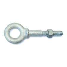 3/8"-16 x 2-1/2" Hot Dip Galvanized Eyebolts w/Shield Nuts 1 pcs. 