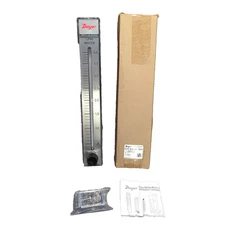 DWYER Omega RMC-143-SSV Rate Master Polycarbonate Flow Meter 10", SS, .4 - 4 GPM