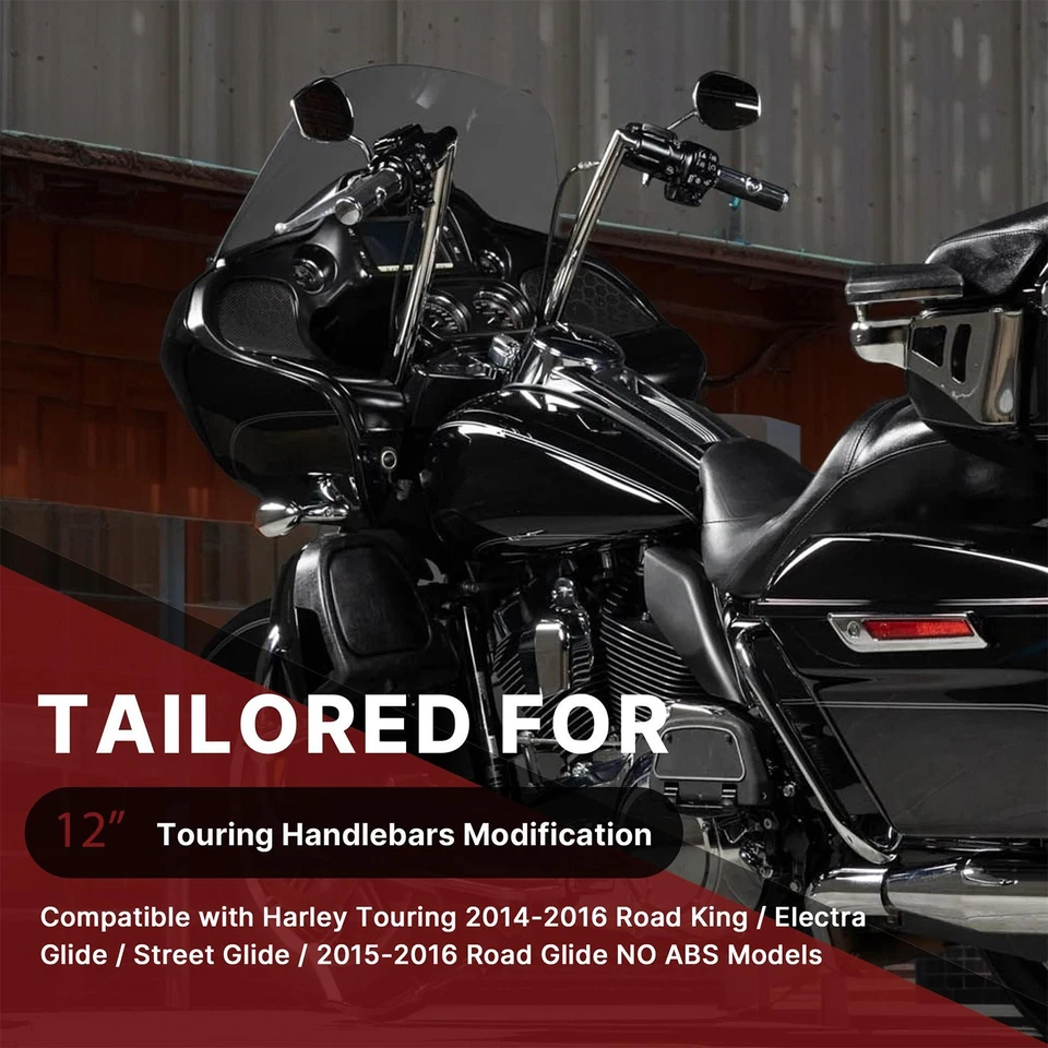 Harley 12" Bar Extend Cable Kit for Touring 2014-2016 Electra Glide without ABS - Image 2 of 4