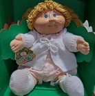 Cabbage Patch Kids Blonde Girl Doll w/ Outfit, Adoption Papers, Original Box