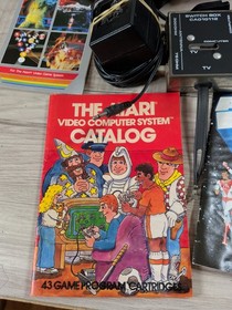 Atari Sears Tele-Games Video Arcade 2600 Console Lot w/ Controllers w / games