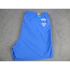 Columbia PFG Backcast III Water Shorts Mens XXL Blue Relaxed Fit Fishing 6 Insea