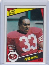 1984 Topps Football Card #353 Roger Craig Rookie San Francisco 49ers - NrMt-Mt
