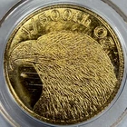 Gold American Bald Eagle Private Issue NGC MS70 1/500 oz .999 Coin- Undated