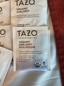 Tazo Organic Earl Grey 50 Bags Total LOT
