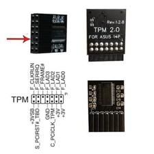 TPM 2.0 Encryption Security Module 20pin 14-pin LPC SPI M R2.0 for ASUS Platform