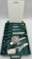 Outdoor Edge Game Processing Hunting Camping Field Dressing Knife Set - 12 Piece