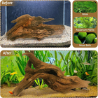 Kathson Natural Driftwood for Aquarium Decor, 3-Piece 9''-15'' Large Driftwood f