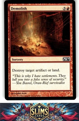 Magic the Gathering MTG Magic 2014 (M14) Demolish #136 Buy 2 Get 1