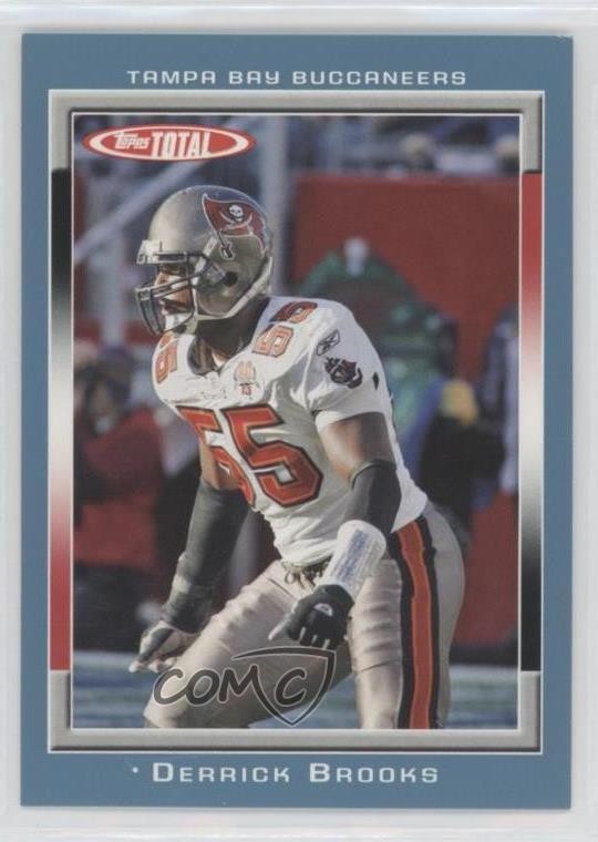 2006 Topps Total Blue Derrick Brooks #210 HOF 14gy