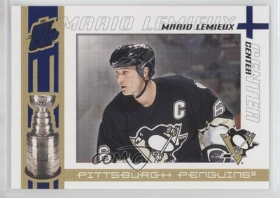 2003-04 Pacific Quest for the Cup Blue 99/150 Mario Lemieux #84 HOF 07vd