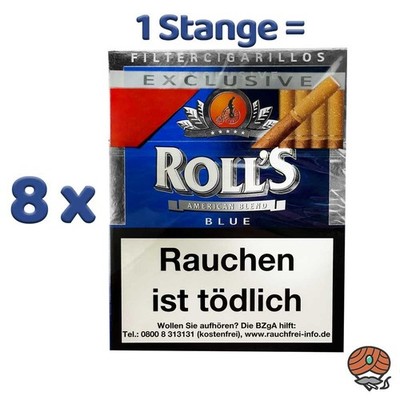 Roll´s/Rolls American Blend Blue Filterzigarillos 1 Stange (8x23 Stück)