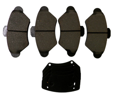 Akebono D600CP Front Ceramic Brake Pads and Shim Kit