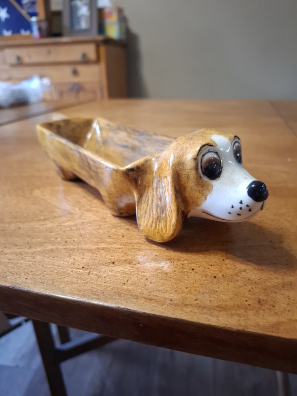 Weiner Dog Set 1960s Vintage Retro Home Decor