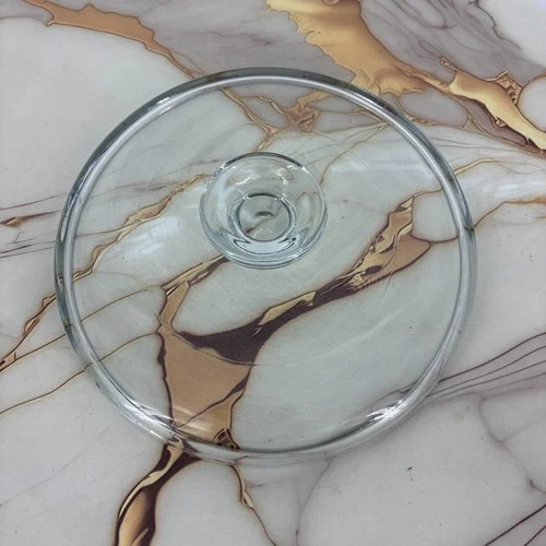 Vintage Glass Replacement Lid Round 6inch Pyrex Like Design