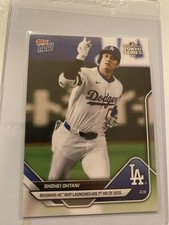 Shohei Ohtani 2025 Topps Now #5 Dodgers Tokyo Series First Home Run Topps Shohei