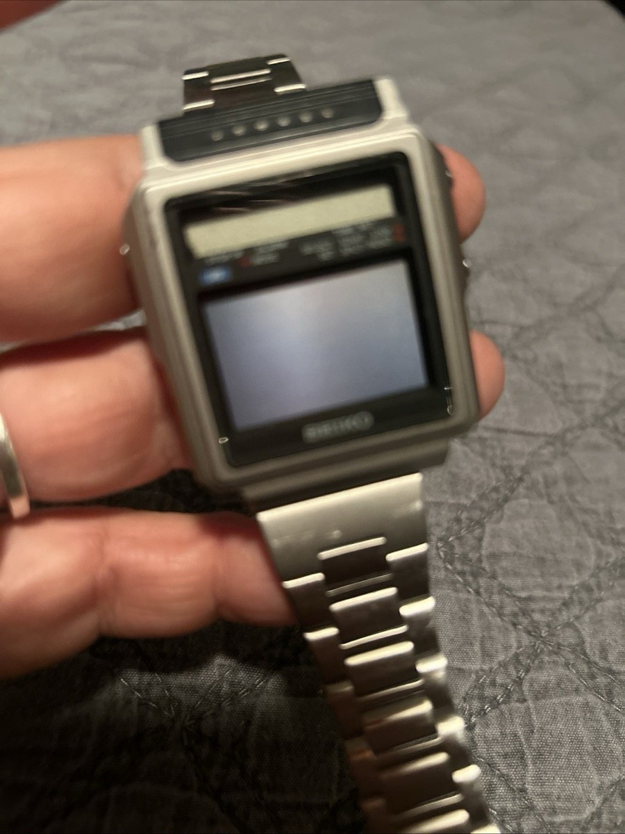 James Bond Tv Seiko Vintage Seiko T001-5019 Digital Men's TV Watch