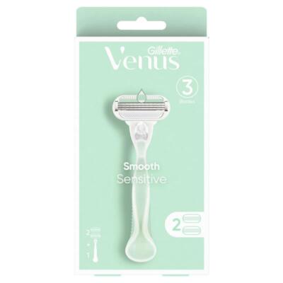 Gillette Venus Smooth Sensitive + 2 Blade Refills