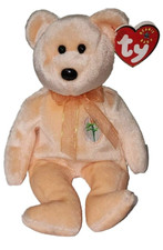 NMTT* Ty Beanie Baby - DEAREST the Bear (8.5 Inch) MINT TAG (Scratched Tush Tag)