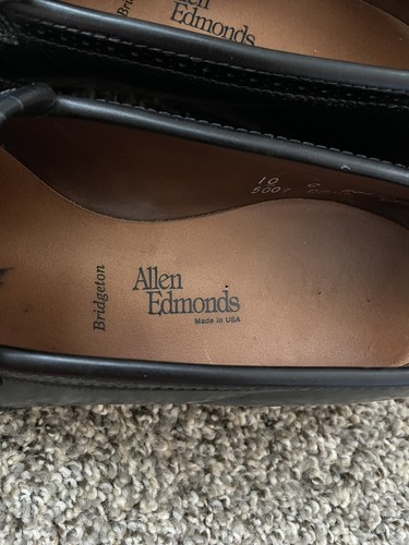 Allen Edmonds Bridgeton Leather Tassel Shoes Loafers Mens Size 10C - Picture 3 of 7
