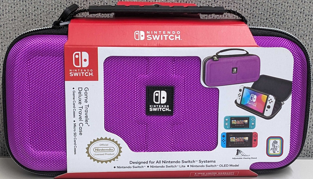 Nintendo Switch Game Traveler Deluxe Case - Purple | eBay