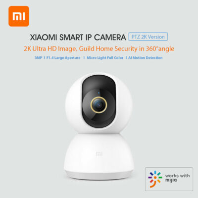 Xiaomi Mijia Smart IP Camera 2K 360 Angle Video CCTV WiFi Night
