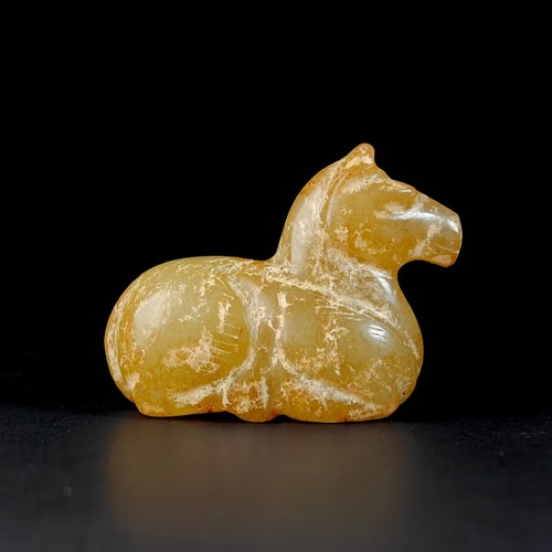 Rare Chinese Hetian Jade Horse Han dynasty 206 B. C.-220 A. D.