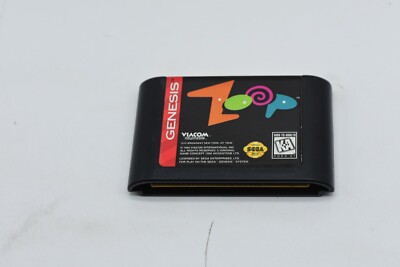 ZOOP SEGA GENESIS VIDEO GAME CART ONLY AUTHENTIC ~FREE FAST US SHIPPING ...