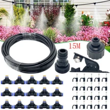 20-50ft Outdoor Patio Water Mister Mist Nozzle Misting Cooling System Fan Cooler