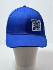 Ford Built Ford Tough Adjustable Snapback Hat Cap Blue  White