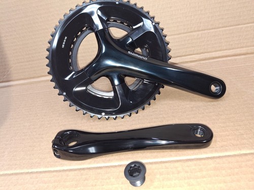 SHIMANO GUARNITURA 12 MARCE 50/43 STRADA GHIAIA FC-RS520 NUOVA DECOLLO NERA - Foto 3 di 4