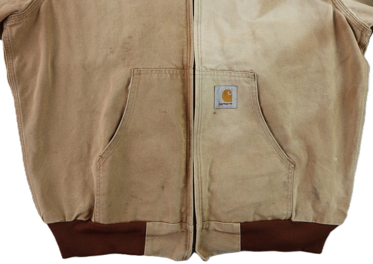 VTG 90's CARHARTT J03 USA Men's L Tall Brown Duck Thermal