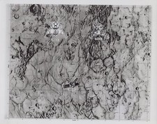 Apollo 13 RARE NASA 1970 Lunar Landing Sites Map 10x8 Original Photo