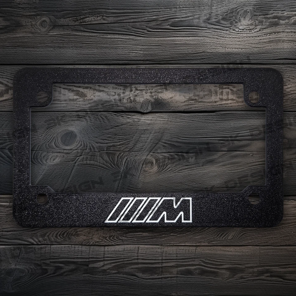 For M-Sport BMW Motorrad Motorcycles Textured License Plate Frame (M1000RR/R/XR) - Image 2 of 2