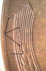1954 S Lincoln Wheat Cent-"WOODY"-(Improper Alloy Mix)-&-Interior Die Breaks — photo 2