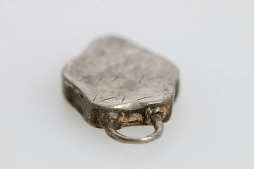 Perser Schloss Anhänger Amulett Schwangerschaft halten Silber Osmanischer Schutz um 1800 - Bild 6 von 13
