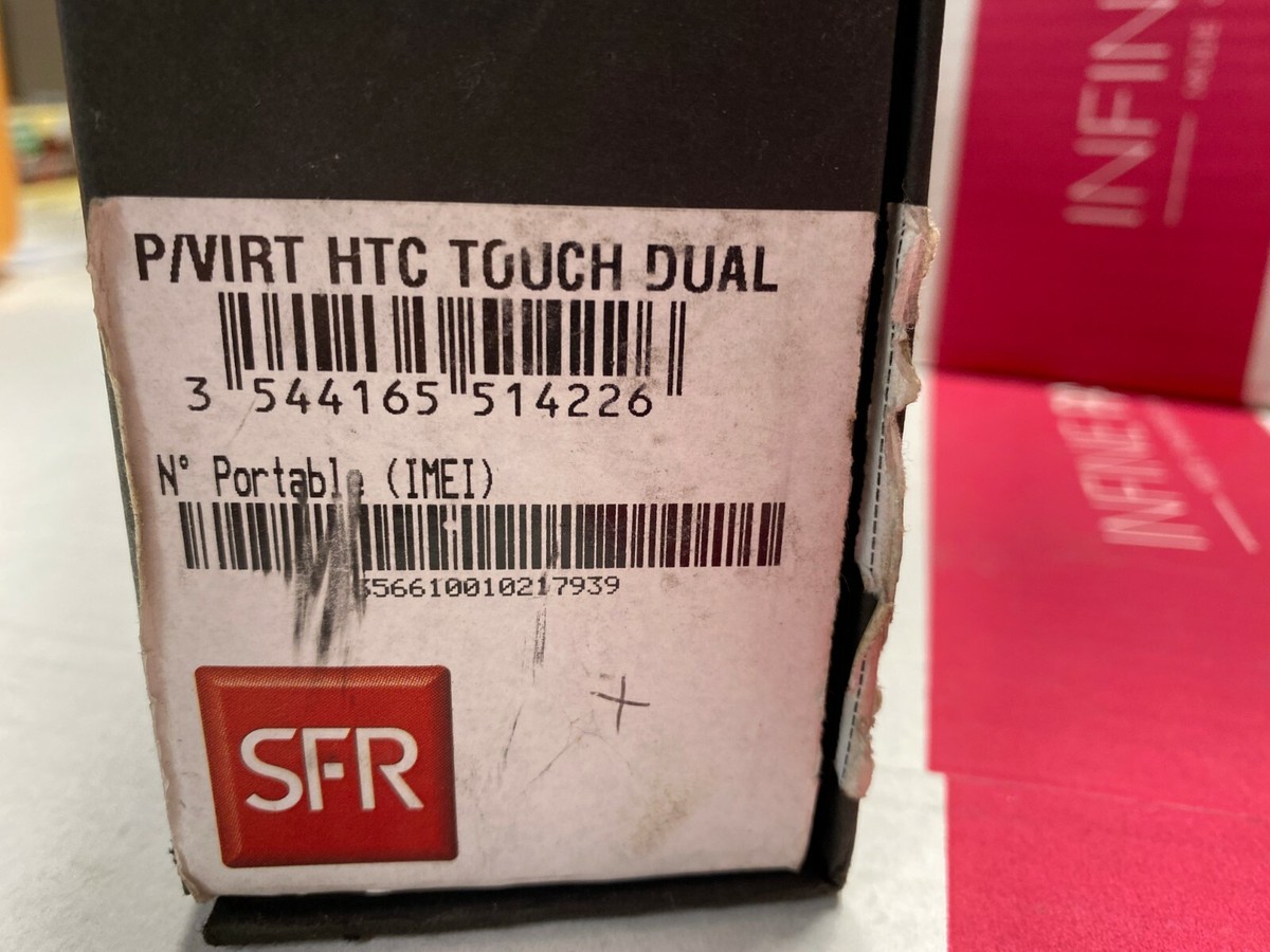 HTC Touch Dual P5500 – Téléphone Mobile Collector Rare – Ouvert Jamais Utilisé