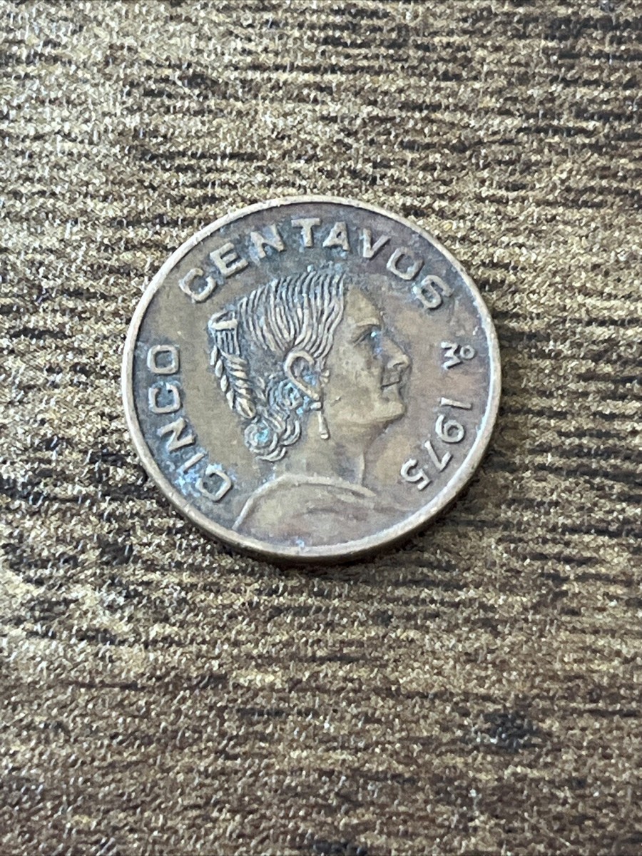 1975 Cinco Centavos Mexico Actual Coin TK6688* | eBay