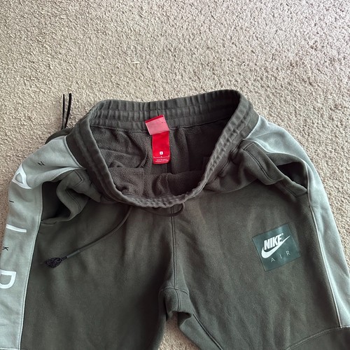 Nike Sweatpants Mens Large (30x28) Tapered Leg Green Pockets Mid Rise - Picture 4 of 13