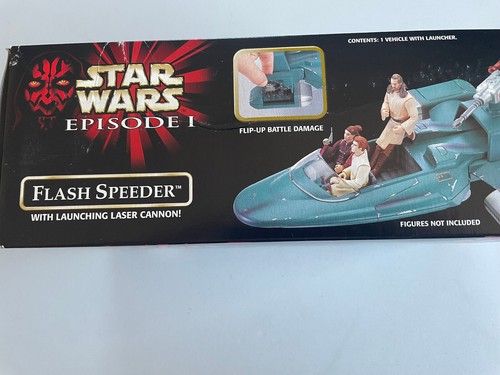 Star Wars 1999 Episode I Flash Speeder (Launching Laser Cannon) - New In Box - Picture 3 of 7
