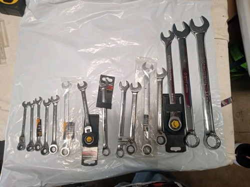 15 PC Wrench Set Mixed 13 Gearwrench Ratcheting And None 2 Sunex 30mm 16mm - Picture 2 of 20