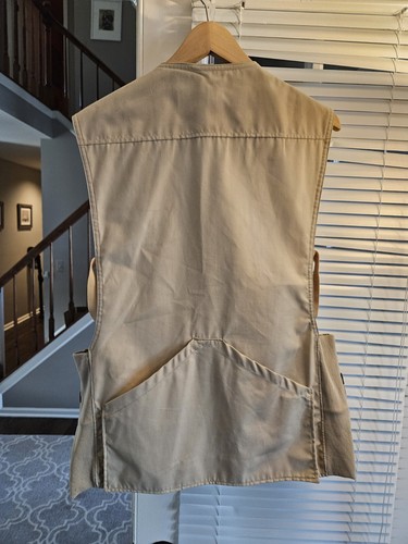 Vintage Browning Hunting Vest Sportsman's Apparel game pouch Men's Size Med M - Picture 4 of 4