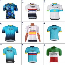 Hombres Astana Equipo de Ciclismo Jersey de Ciclismo Camiseta de Ciclismo Camiseta de Ciclismo Camisa