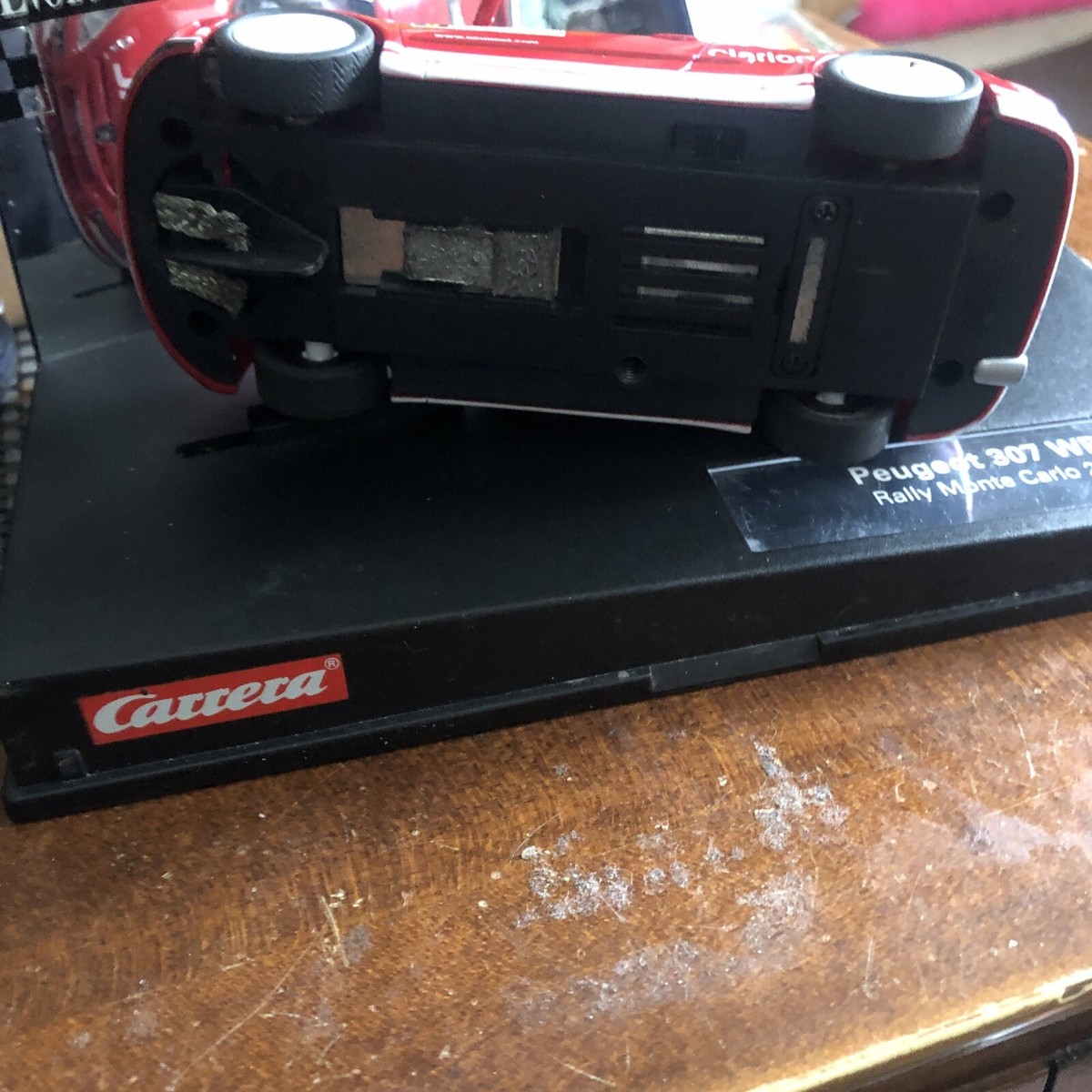 1/32 Carrera Peugeot 307 Wrc Lighted analog slot car running