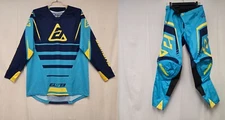 Answer Racing ANSR Elite Motocross Gear Set Navy/Yellow Mens 34/Large SAMPLE