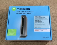 Motorola 24x8 Modem plus AC1900 Wifi router Brand New 