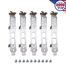 5pcs New Full Height Bracket for HP NC523SFP 593717-b21 593742-001 593715-001 US